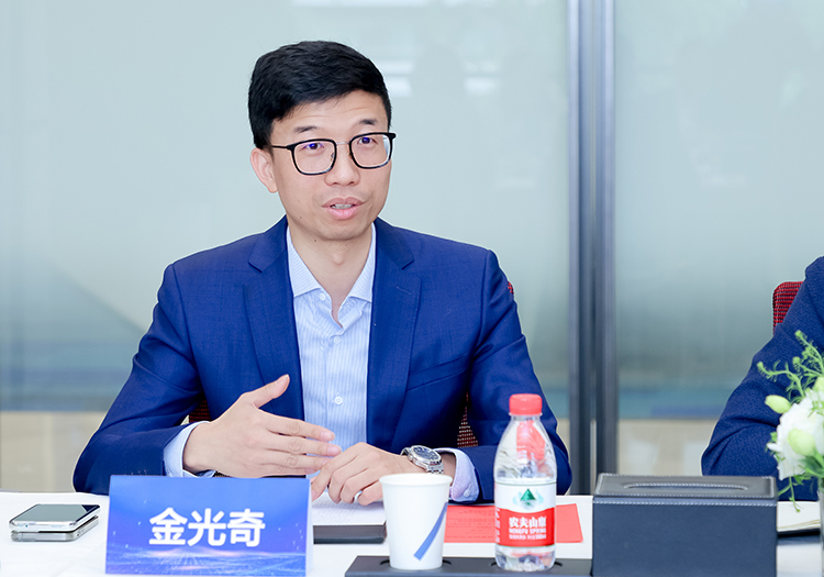 人力资源公司PG 国际政企事业部总经理金光奇在合作签约仪式上发言